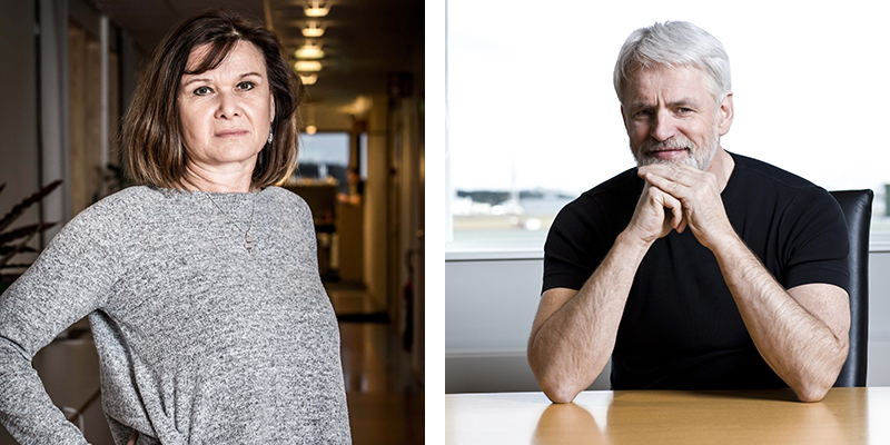 Andrea Ballagi and Kari Stefansson